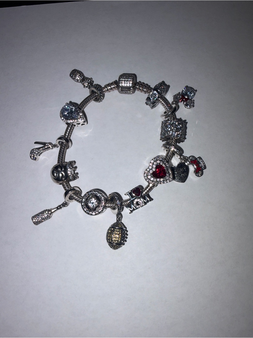 Beautiful Pandora Sparkling Barrel Pre Styled Bracelet S925 - Picture 11 of 11